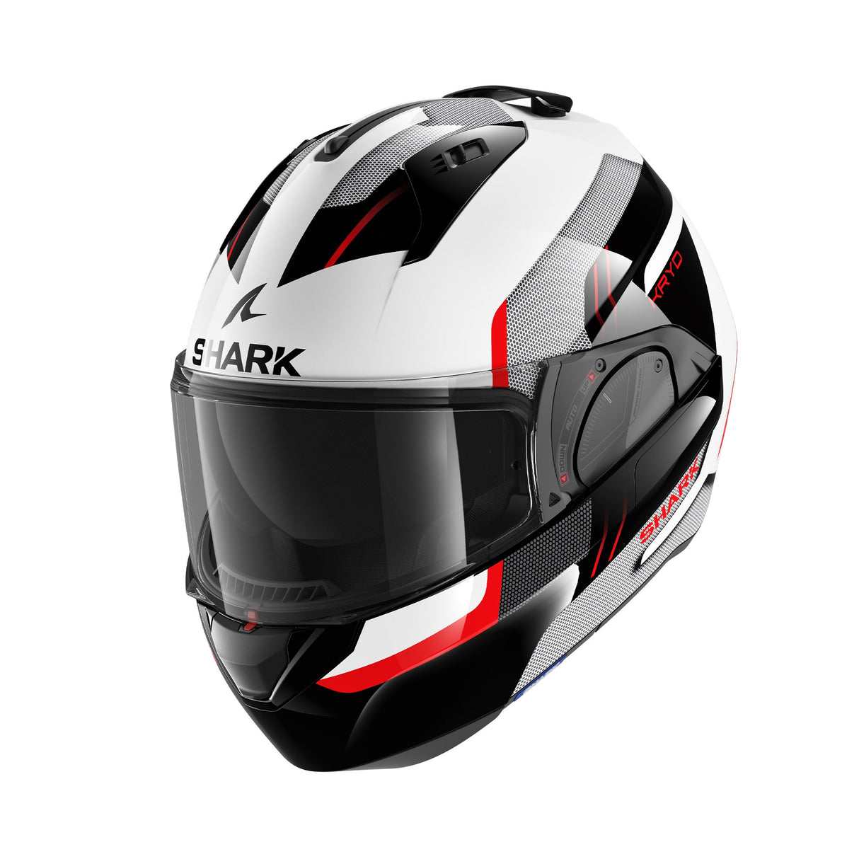 Shark Evo-ES Kryd Helmet White/Black/Red