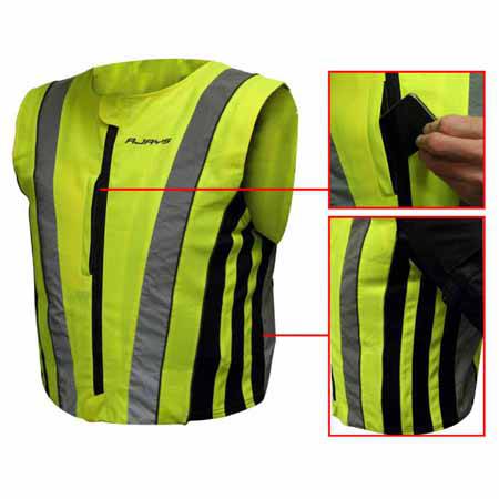 Rjays Premium Safety Vest - Hi Viz/Yellow