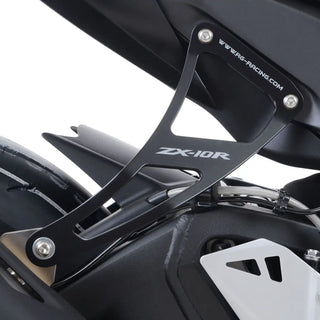 R&G Exhaust Hanger and Rear Footrest Blanking Plate Kit for the Kawasaki ZX10R '11- & ZX-10RR '21-