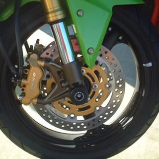 R&G Fork Protectors for the Kawasaki ZX9-R (C1/C2/E1/E2 models), ZX9-RF (models produced from 2002 onwards) and the ZX12-R