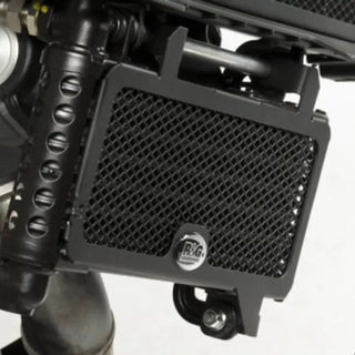 R&G Oil Cooler Guard for Aprilia Doroduro 1200 '11 - Black