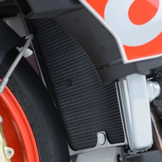 R&G Radiator Guard for the Aprilia RSV4 RF ('15-), Tuono 1100 ('15-) and Aprilia RSV-4 1100 Factory (’19-)