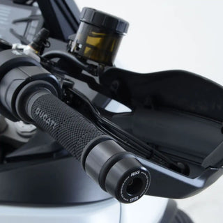 R&G Bar End Sliders for the Ducati Multistrada 1200/S '15-, Multistrada 1200 Enduro '16- and Multistrada 1260 '18- models.