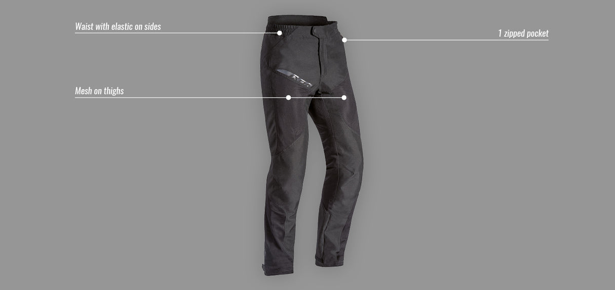 Ixon Cool Air Textile Pants - Black