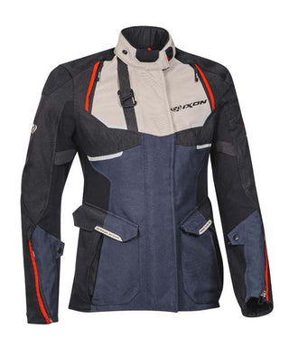 Ixon Eddas Lady Textile Jacket - Greige/Navy/Black