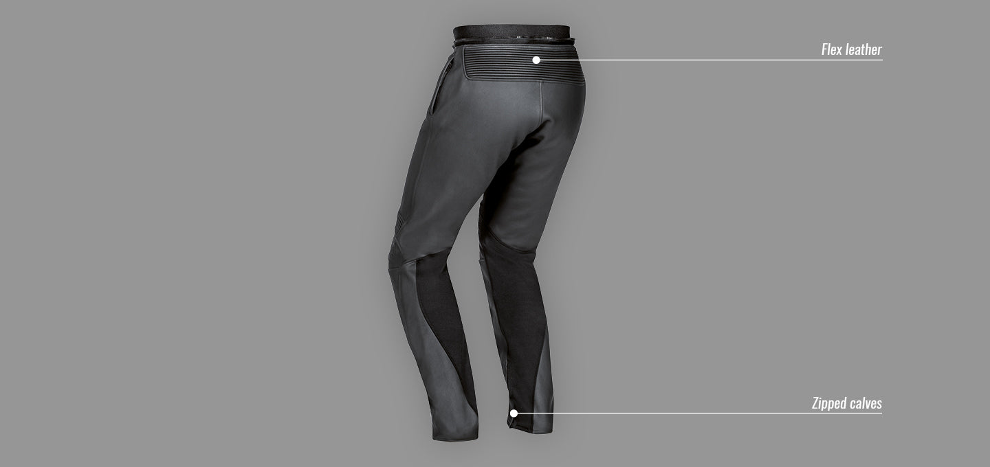 Ixon Hawk Leather Pants - Black