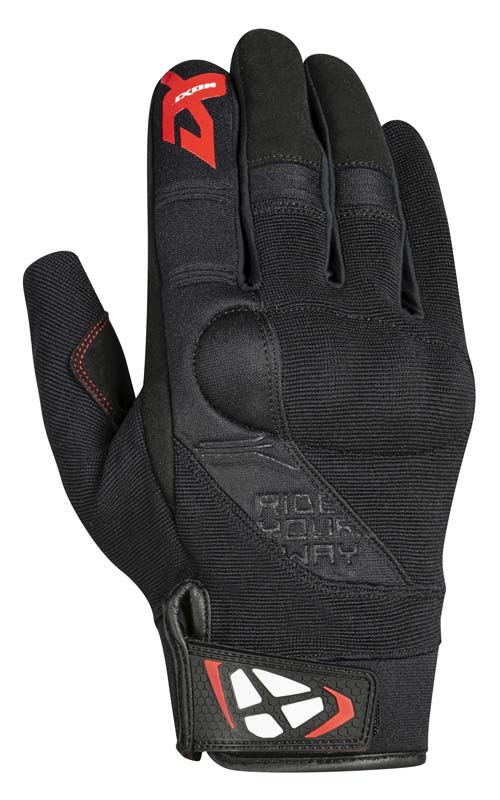 Ixon RS Delta Gloves - Black/Red/White