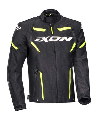 Ixon Striker Jacket - Black/White/Bright Yellow