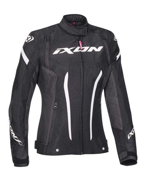 Ixon Striker Lady Textile Jacket - Black/White
