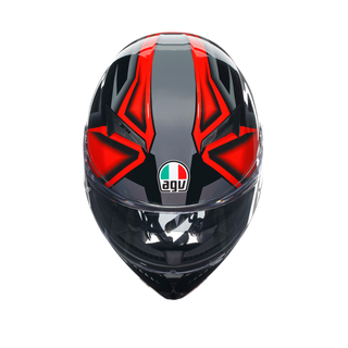 AGV K3 Compound Helmet - Black/Red