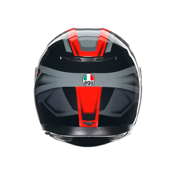 AGV K3 Compound Helmet - Black/Red