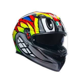 AGV K3 Birdy 2.0 Helmet - Grey/Yellow/Red