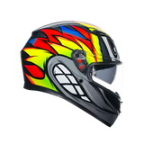 AGV K3 Birdy 2.0 Helmet - Grey/Yellow/Red
