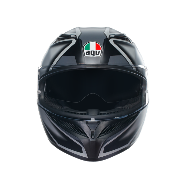 AGV K3 Compound Helmet - Matt Black/Grey