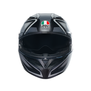 AGV K3 Compound Helmet - Matt Black/Grey