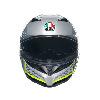 AGV K3 Fortify Helmet - Grey/Black/Yellow Fluro