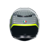 AGV K3 Fortify Helmet - Grey/Black/Yellow Fluro