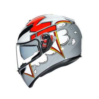 AGV K3 SV Bubble Helmet - Grey/White