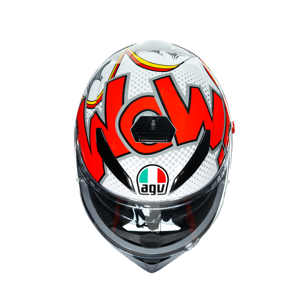 AGV K3 SV Bubble Helmet - Grey/White