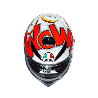 AGV K3 SV Bubble Helmet - Grey/White