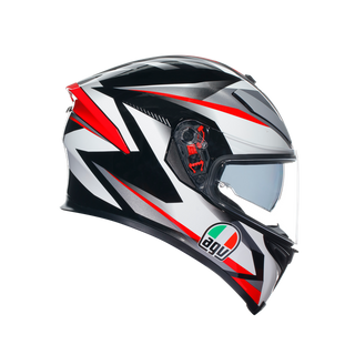 AGV K5 S Plasma Helmet - White/Black/Red