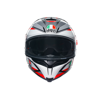 AGV K5 S Plasma Helmet - White/Black/Red