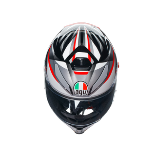 AGV K5 S Plasma Helmet - White/Black/Red