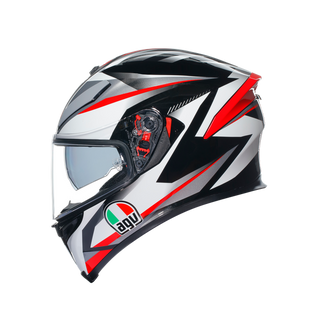 AGV K5 S Plasma Helmet - White/Black/Red