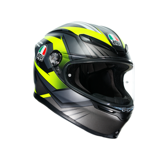 AGV K6 Excite Helmet - Camo/Yellow