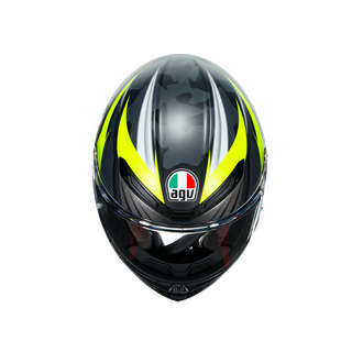 AGV K6 Excite Helmet - Camo/Yellow