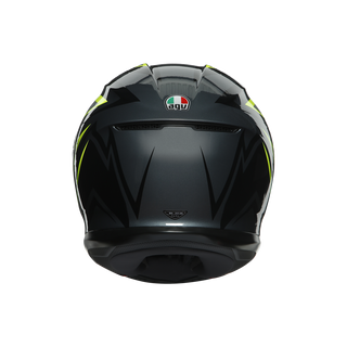 AGV K6 Flash Helmet - Grey/Black/Lime