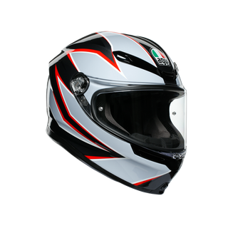 AGV K6 Flash Helmet - Matt Black/Grey/Red