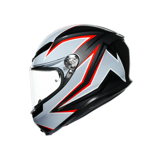 AGV K6 Flash Helmet - Matt Black/Grey/Red