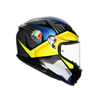 AGV K6 Joan Helmet - Black/Blue/Yellow