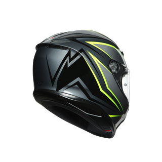 AGV K6 Flash Helmet - Grey/Black/Lime