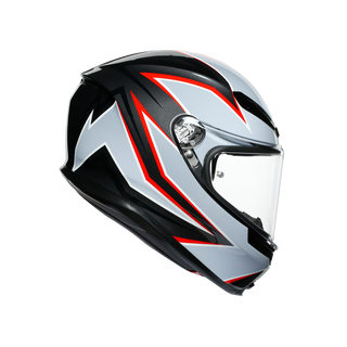 AGV K6 Flash Helmet - Matt Black/Grey/Red