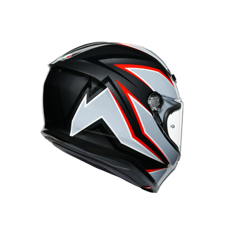 AGV K6 Flash Helmet - Matt Black/Grey/Red