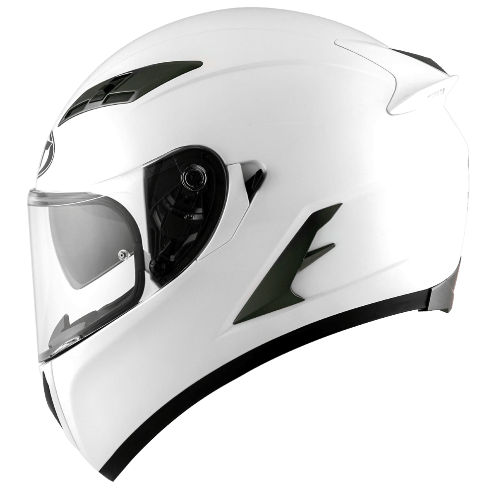 KYT Falcon 2 Plain Helmet - Pearl White