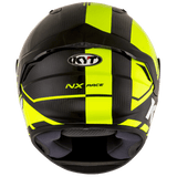 KYT NX Race Helmet - Carbon Race-D Yellow Fluro