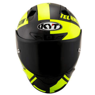 KYT NX Race Helmet - Carbon Race-D Yellow Fluro