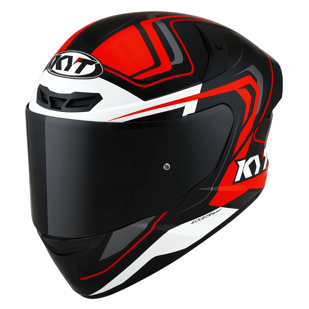 KYT TT-Course Overtech Helmet - Black Orange