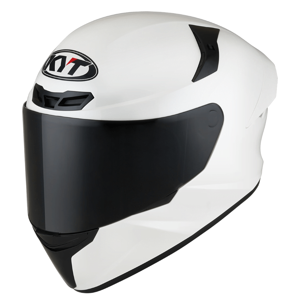 KYT TT-Course Helmet - Plain White