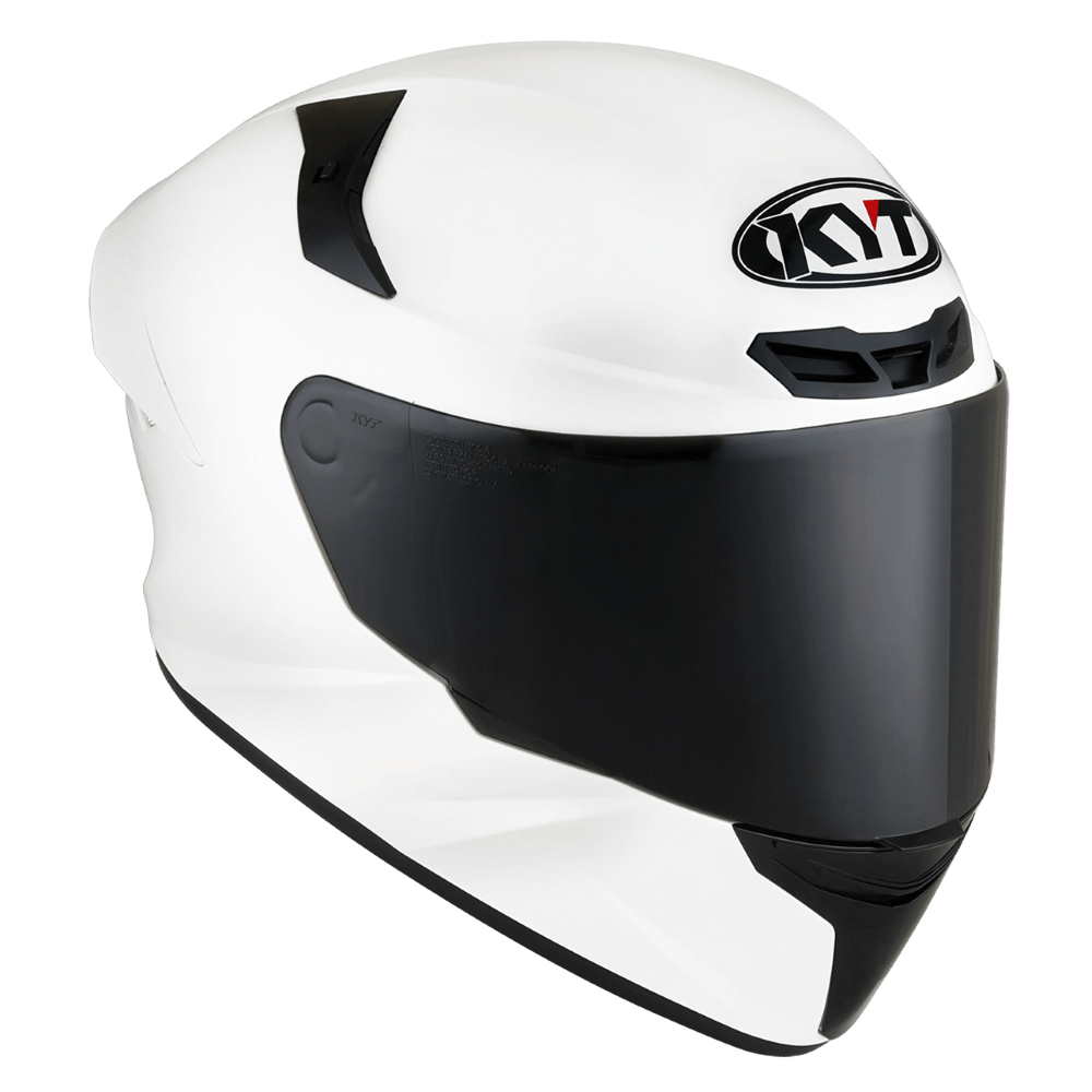 KYT TT-Course Helmet - Plain White
