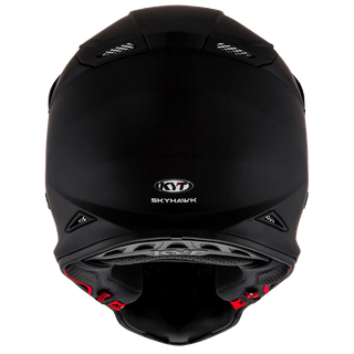 KYT Skyhawk Helmet - Plain Matte Black