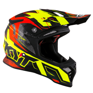 KYT Skyhawk Digger Helmet - Matte Yellow Orange