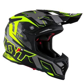 KYT Skyhawk Digger Helmet - Matte Grey Yellow