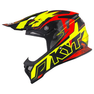 KYT Skyhawk Digger Helmet - Matte Yellow Orange