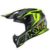 KYT Skyhawk Digger Helmet - Matte Grey Yellow
