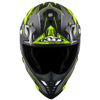 KYT Skyhawk Digger Helmet - Matte Grey Yellow