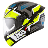 KYT NF-R Artwork Helmet - Yellow Grey